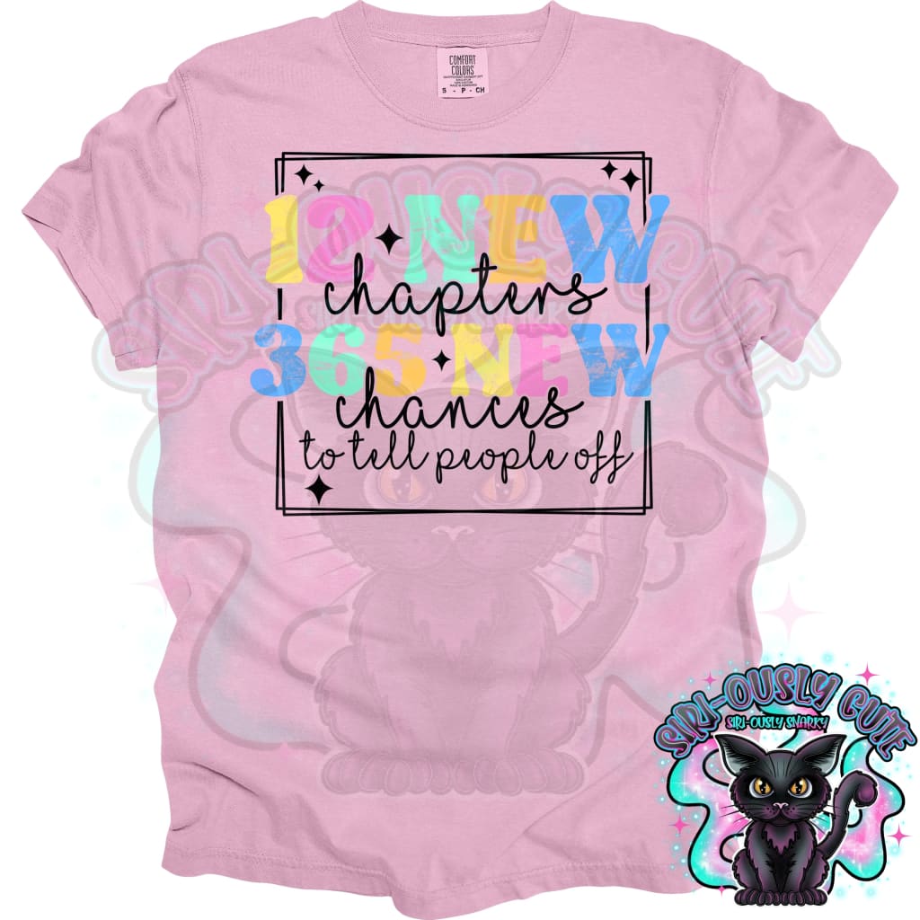 12 New Chapters 36 New Chances to tell people off Clothing