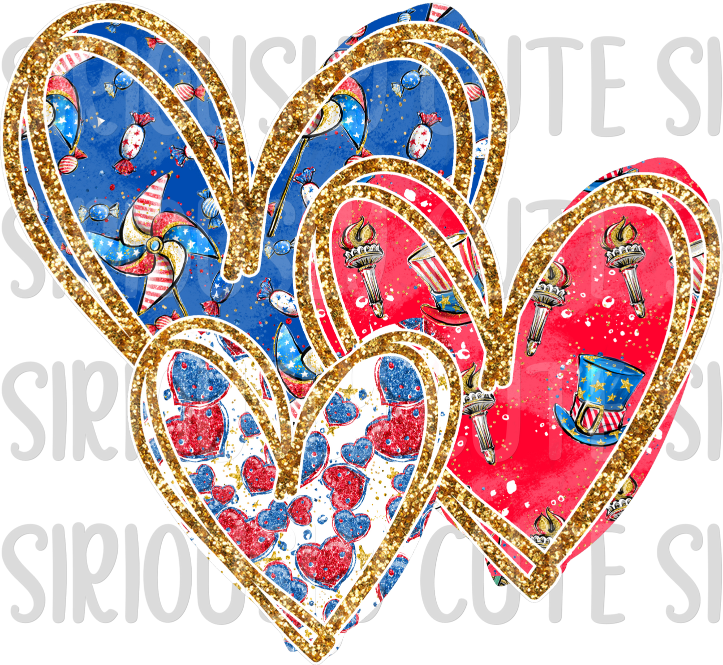 4th of july hearts 2