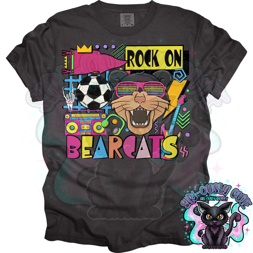 90S Rock On Bearcats Soccer Mascot