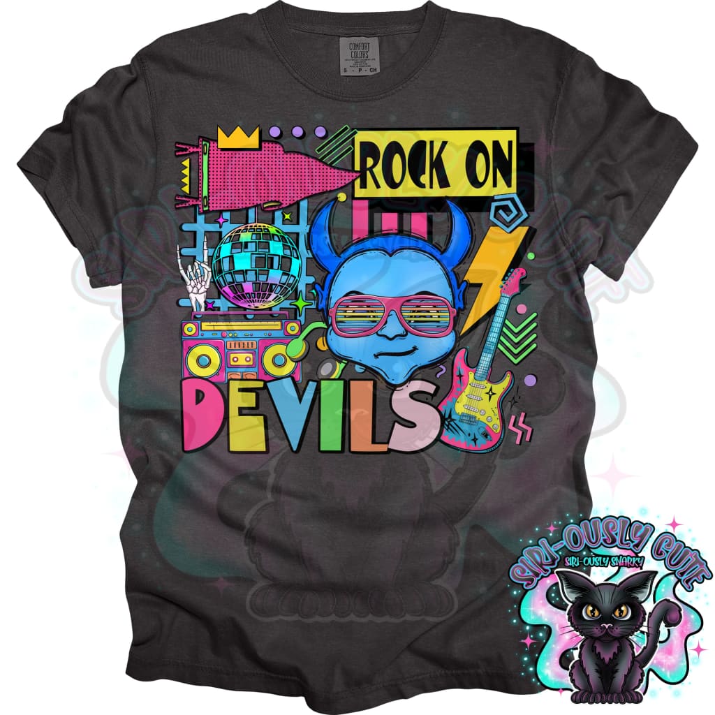 90S Rock On Blue Devils Dance Mascot