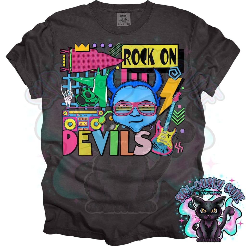 90S Rock On Blue Devils Wrestling Mascot