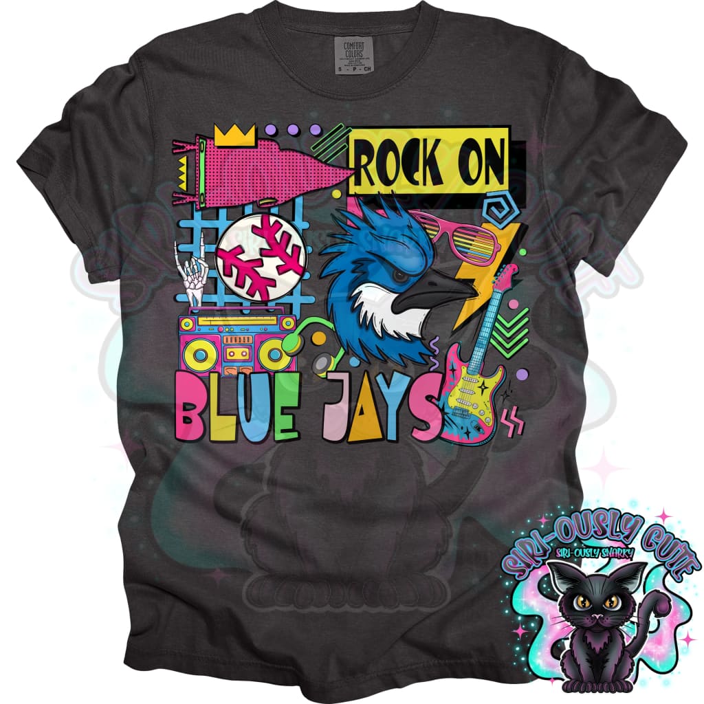 90S Rock On Blue Jays Baseball Mascot