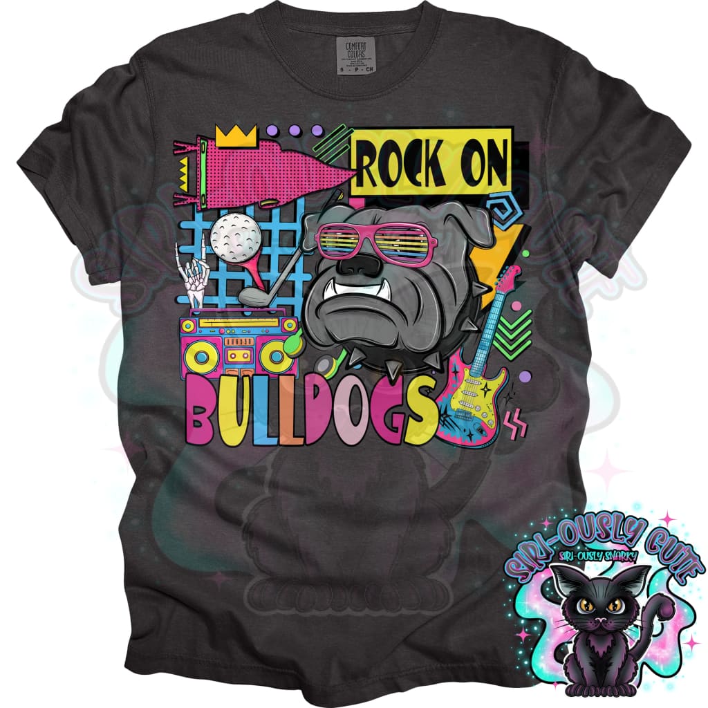 90S Rock On Bulldogs Golf Mascot