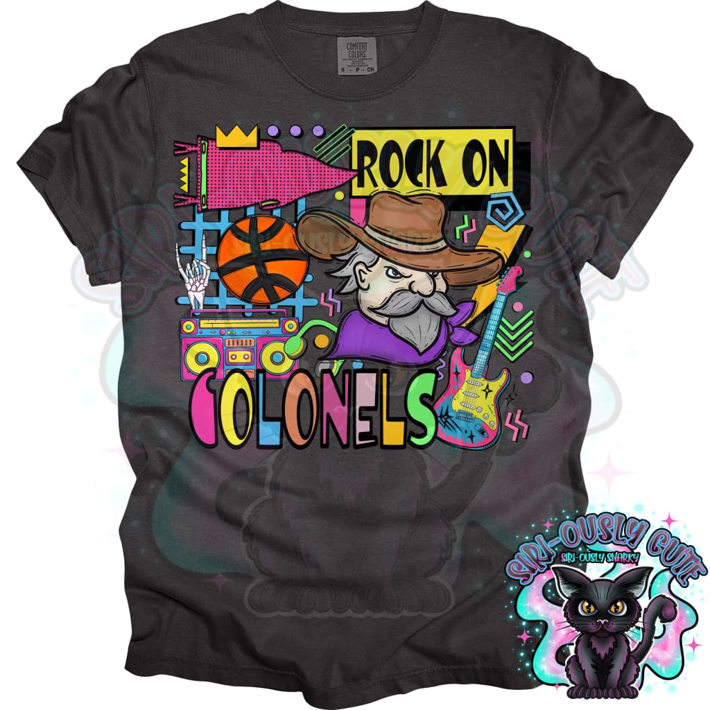 90S Rock On Colonels Basketball Mascot
