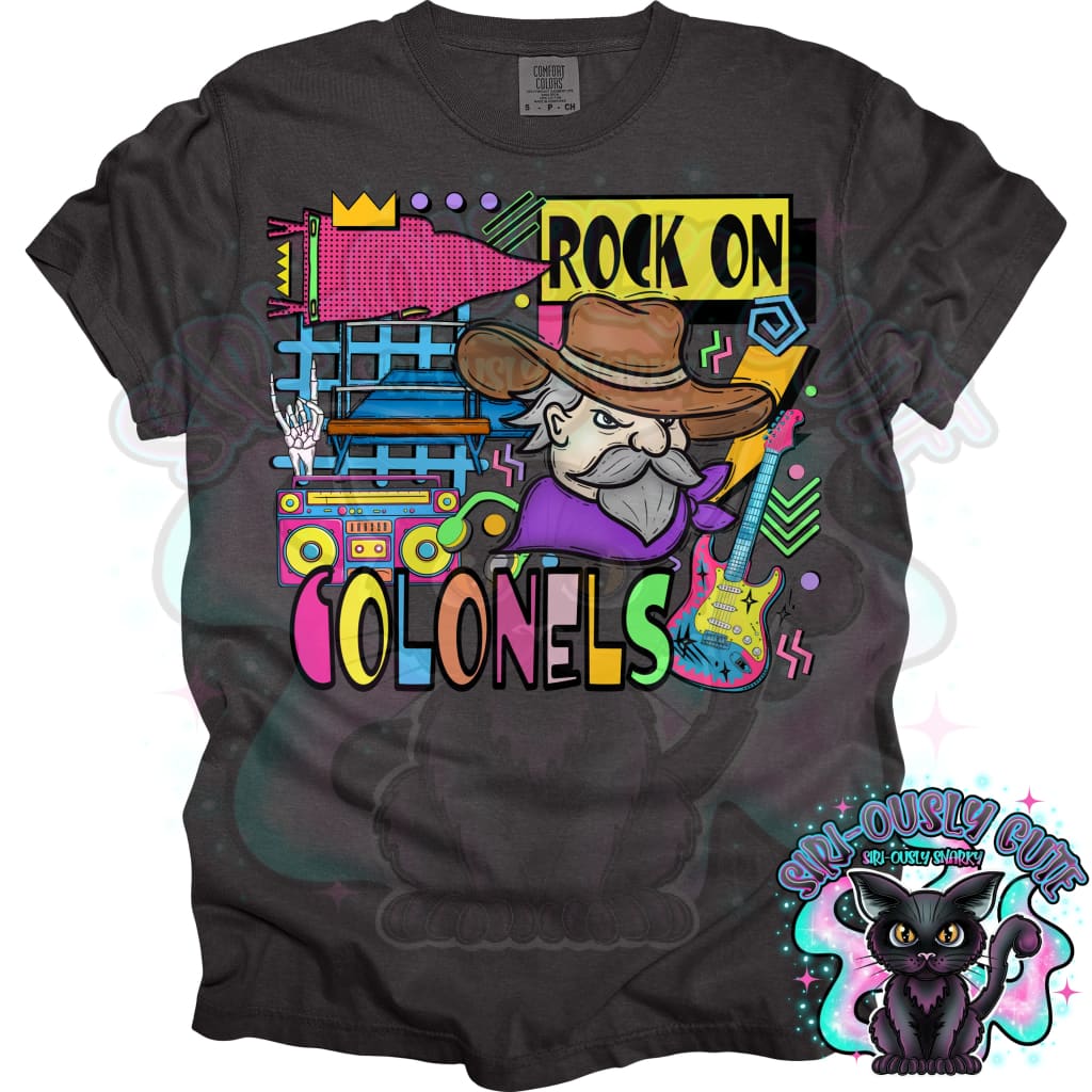 90S Rock On Colonels Gymnastics Mascot
