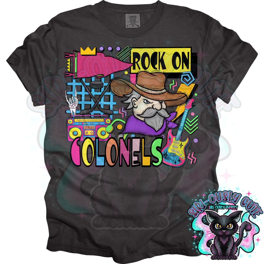 90S Rock On Colonels Hockey Mascot