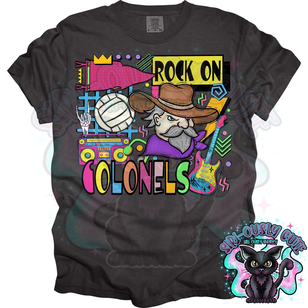 90S Rock On Colonels Volleyball Mascot