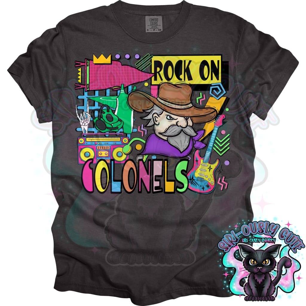 90S Rock On Colonels Wrestling Mascot