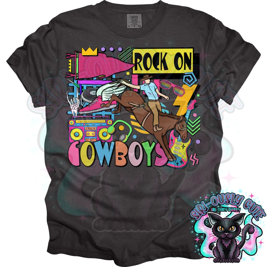 90S Rock On Cowboys (Cowboy) Track And Field Mascot