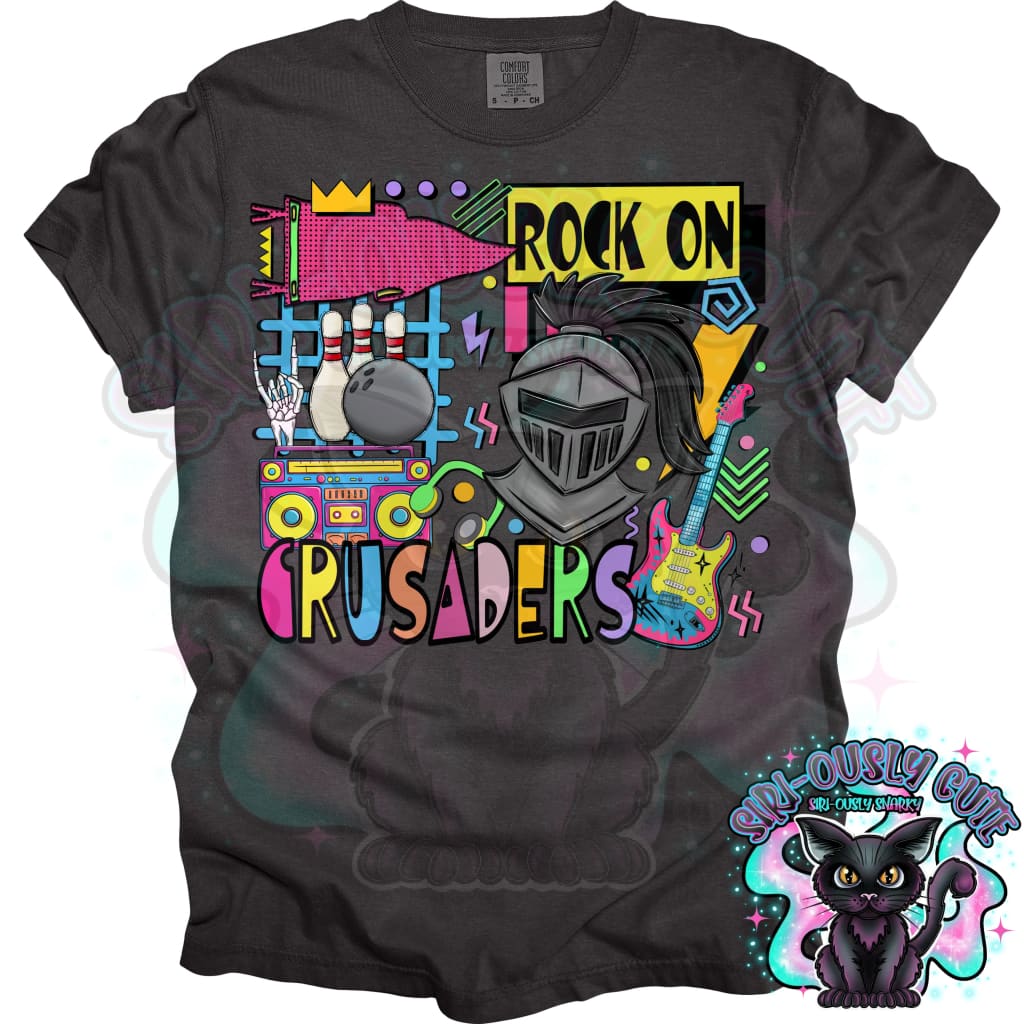 90S Rock On Crusaders Bowling Mascot