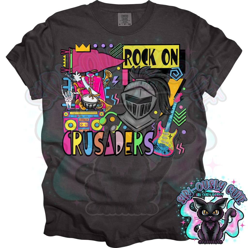 90S Rock On Crusaders Marching Band Mascot