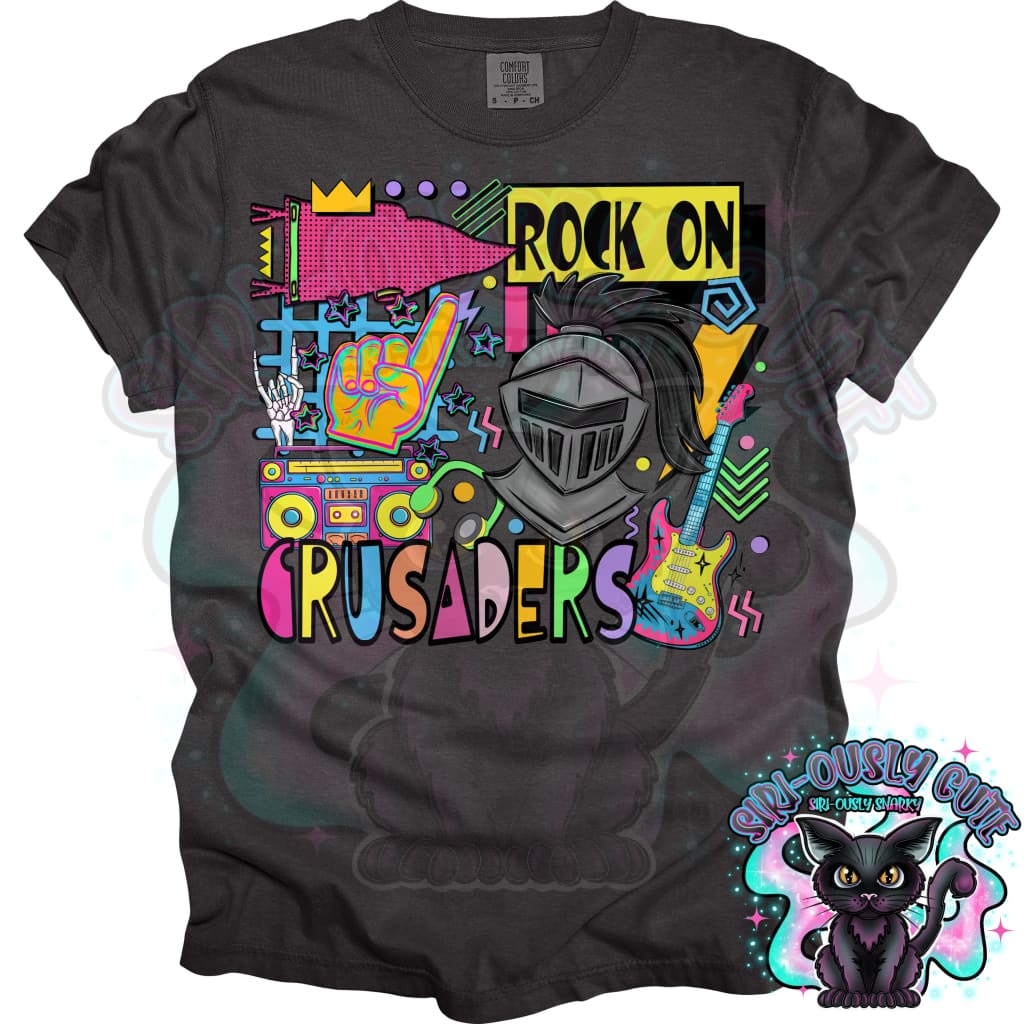 90S Rock On Crusaders Mascot