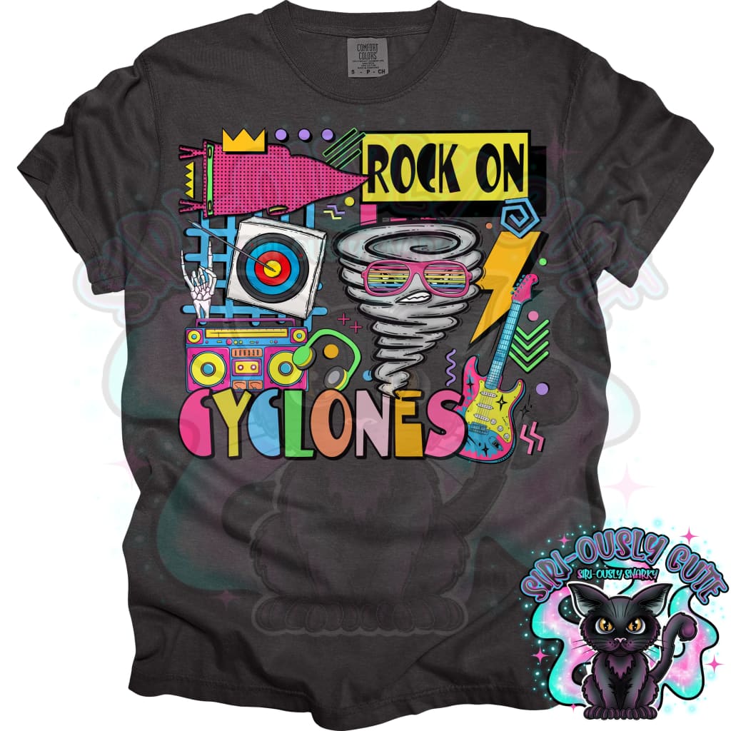 90S Rock On Cyclones Archery Mascot
