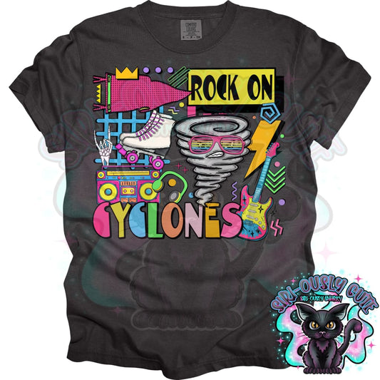 90S Rock On Cyclones Roller Skate Mascot