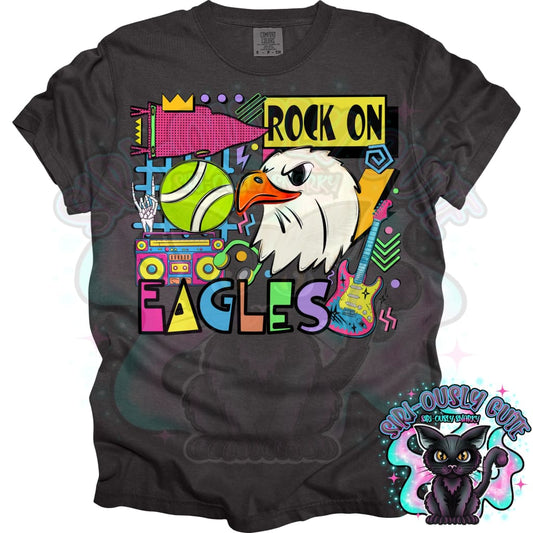 90S Rock On Eagles Tennis Mascot