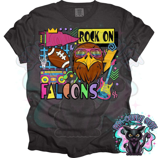 90S Rock On Falcons Football Mascot