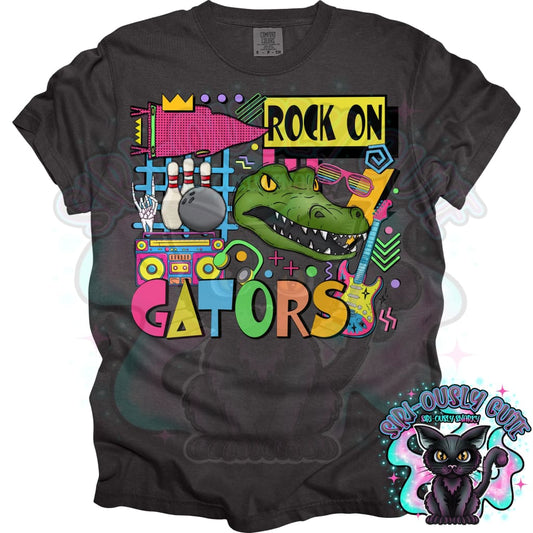90S Rock On Gators Bowling Mascot