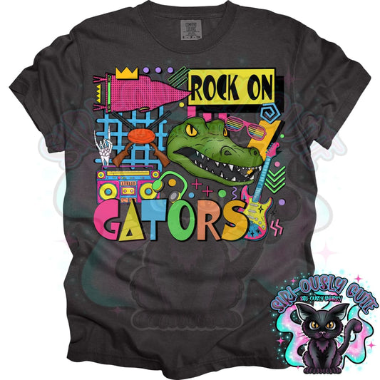 90S Rock On Gators Shooting Mascot