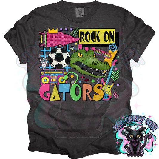 90S Rock On Gators Soccer Mascot