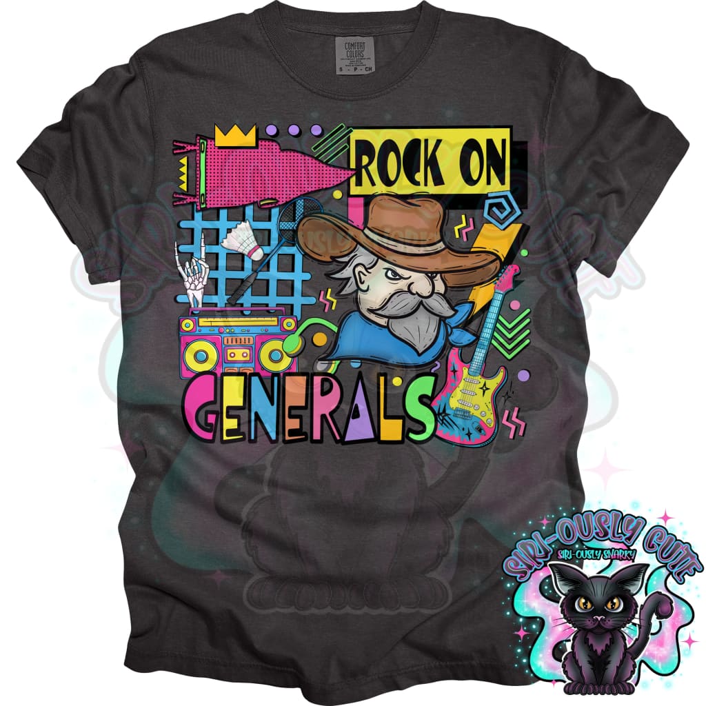 90S Rock On Generals Badminton Mascot