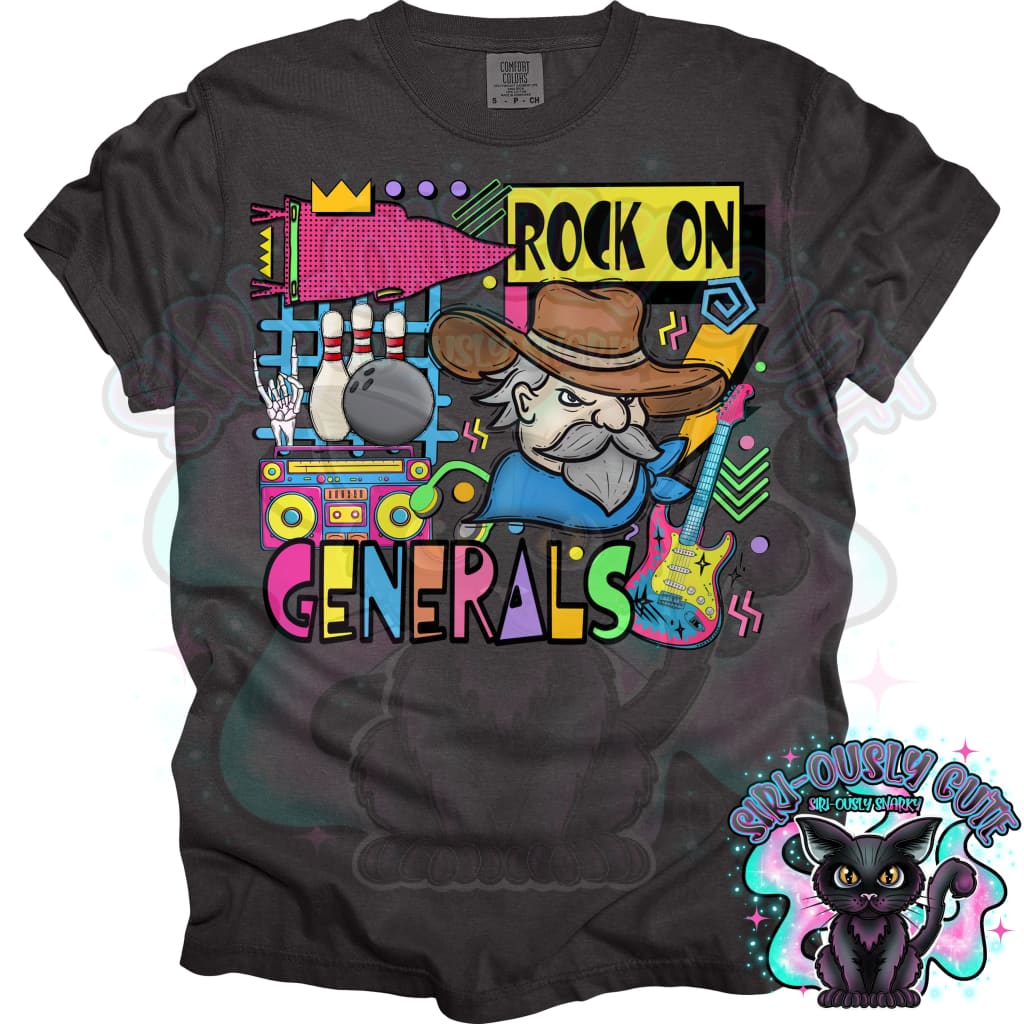 90S Rock On Generals Bowling Mascot