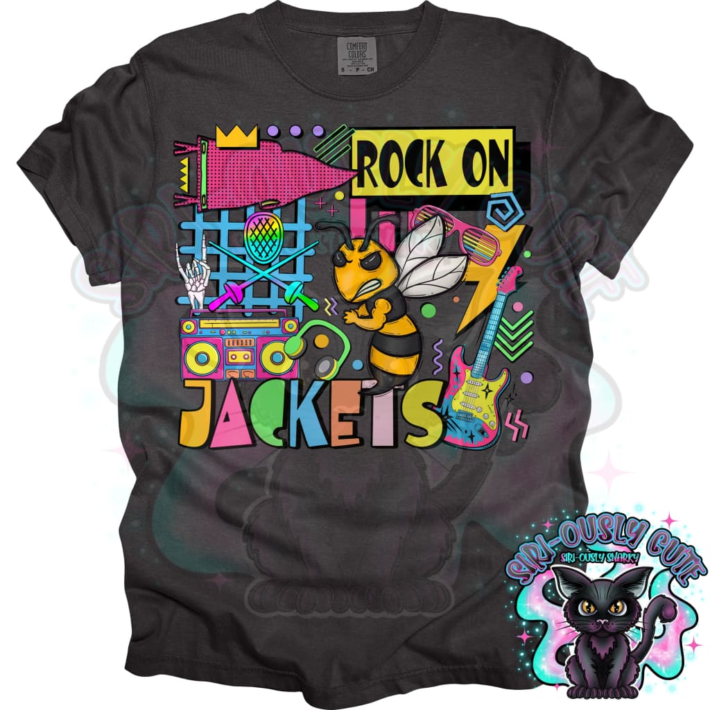 90S Rock On Jackets Fencing Mascot