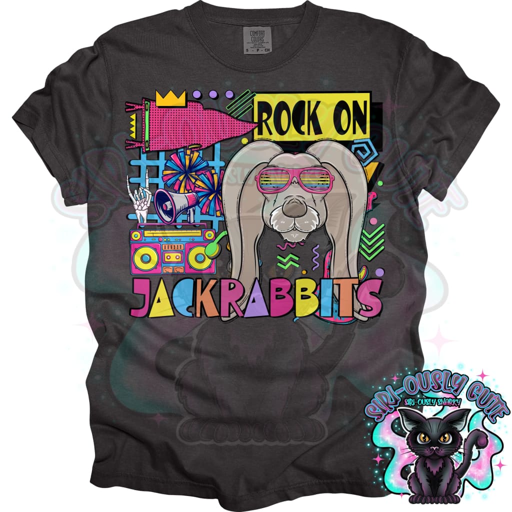 90S Rock On Jackrabbits Cheering Mascot