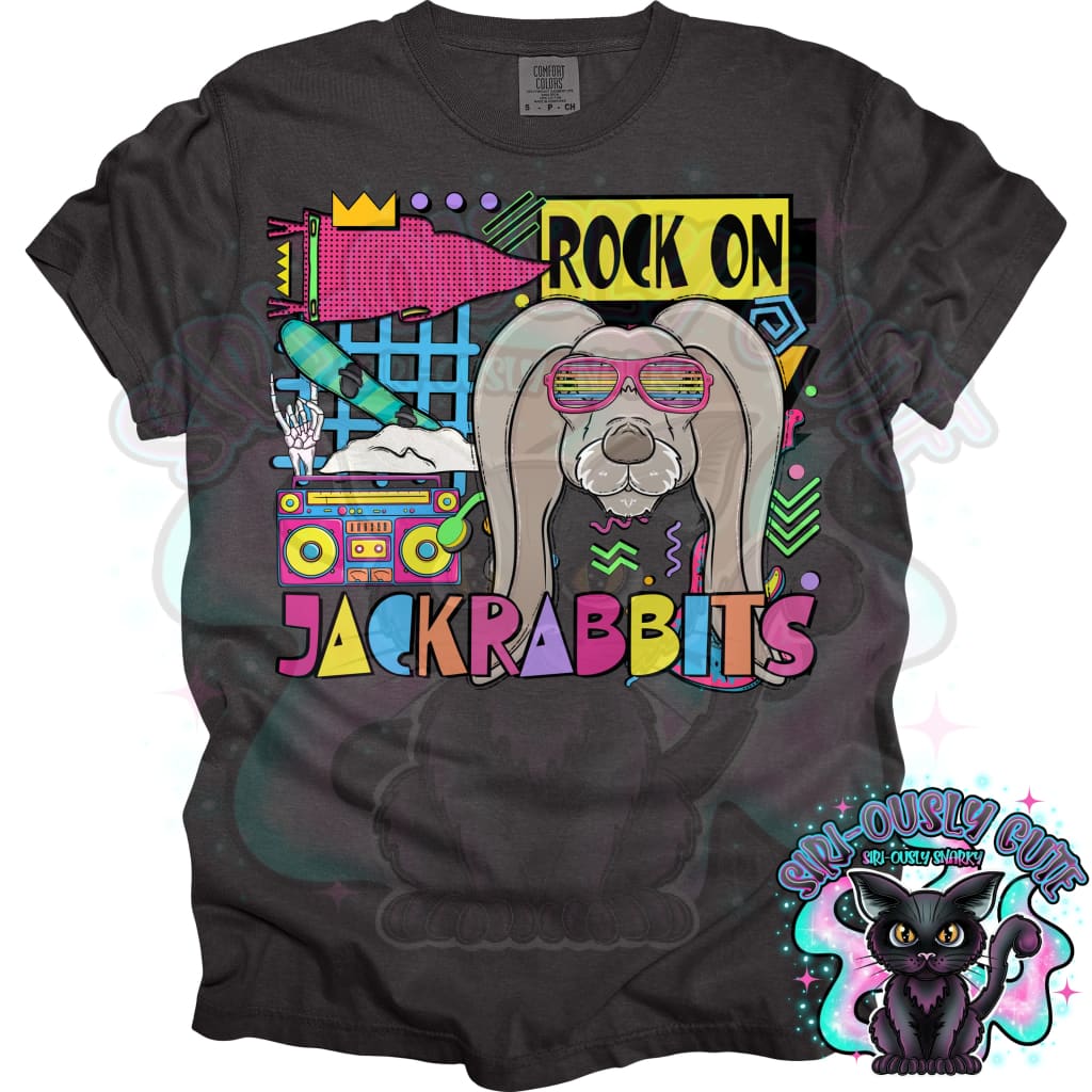 90S Rock On Jackrabbits Snowboarding Mascot
