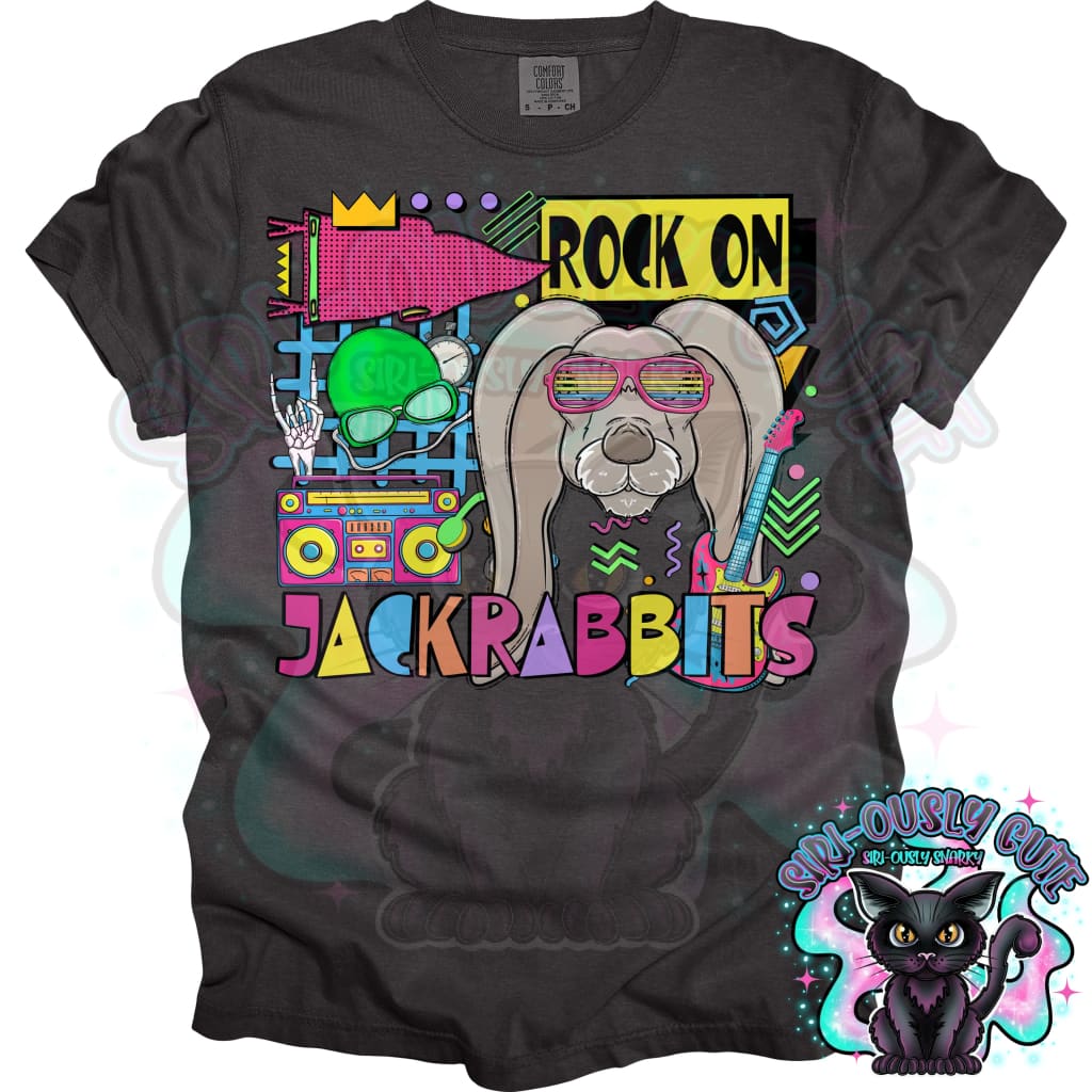 90S Rock On Jackrabbits Swimming Mascot