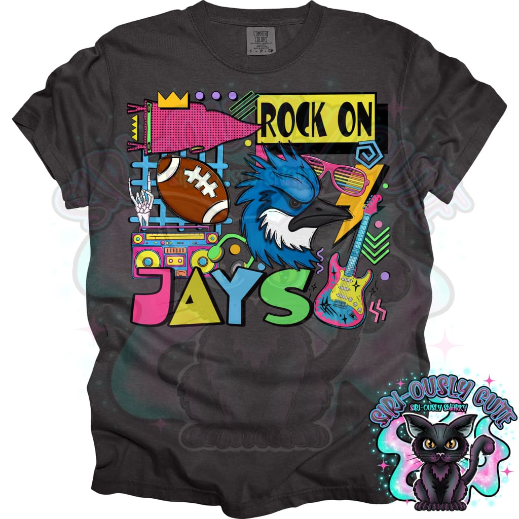 90S Rock On Jays Football Mascot