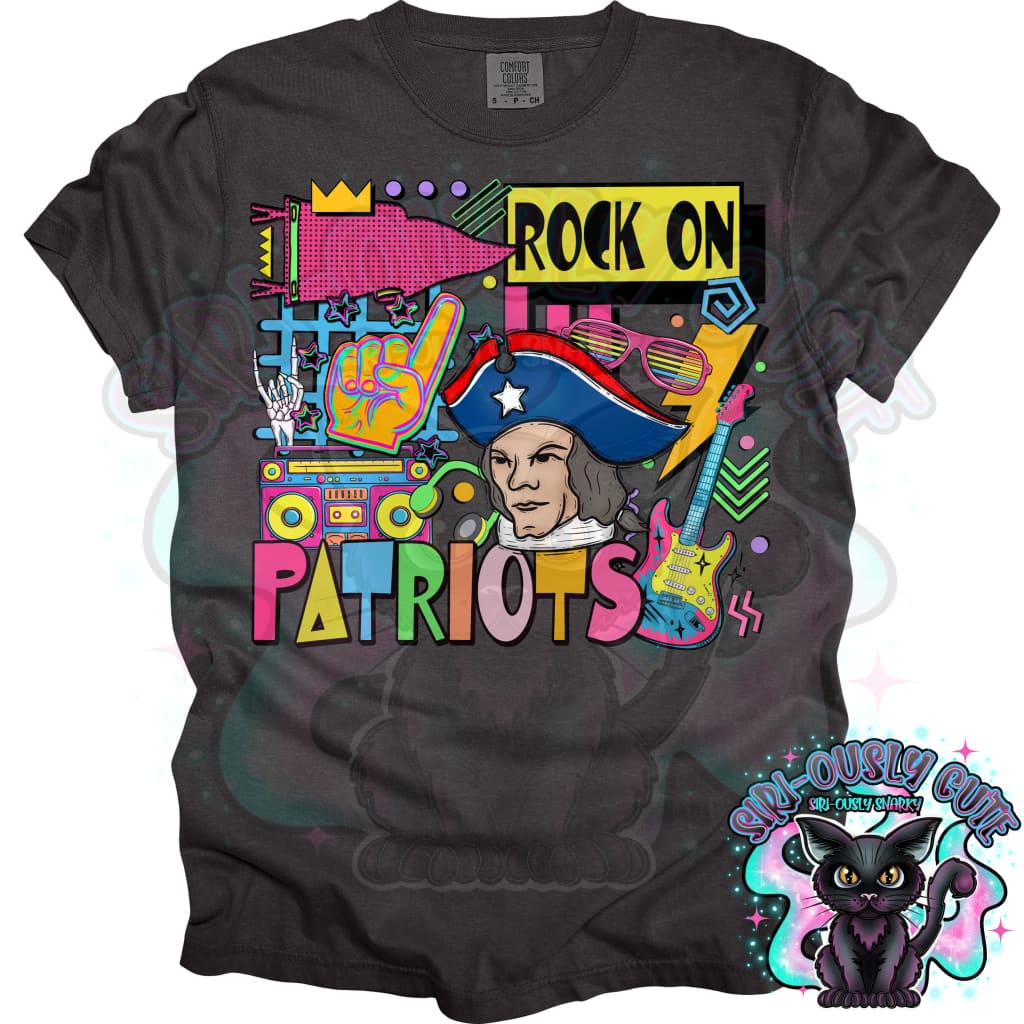 90S Rock On Patriots Mascot