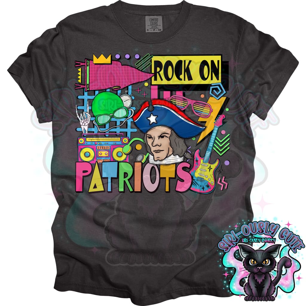 90S Rock On Patriots Swim Mascot