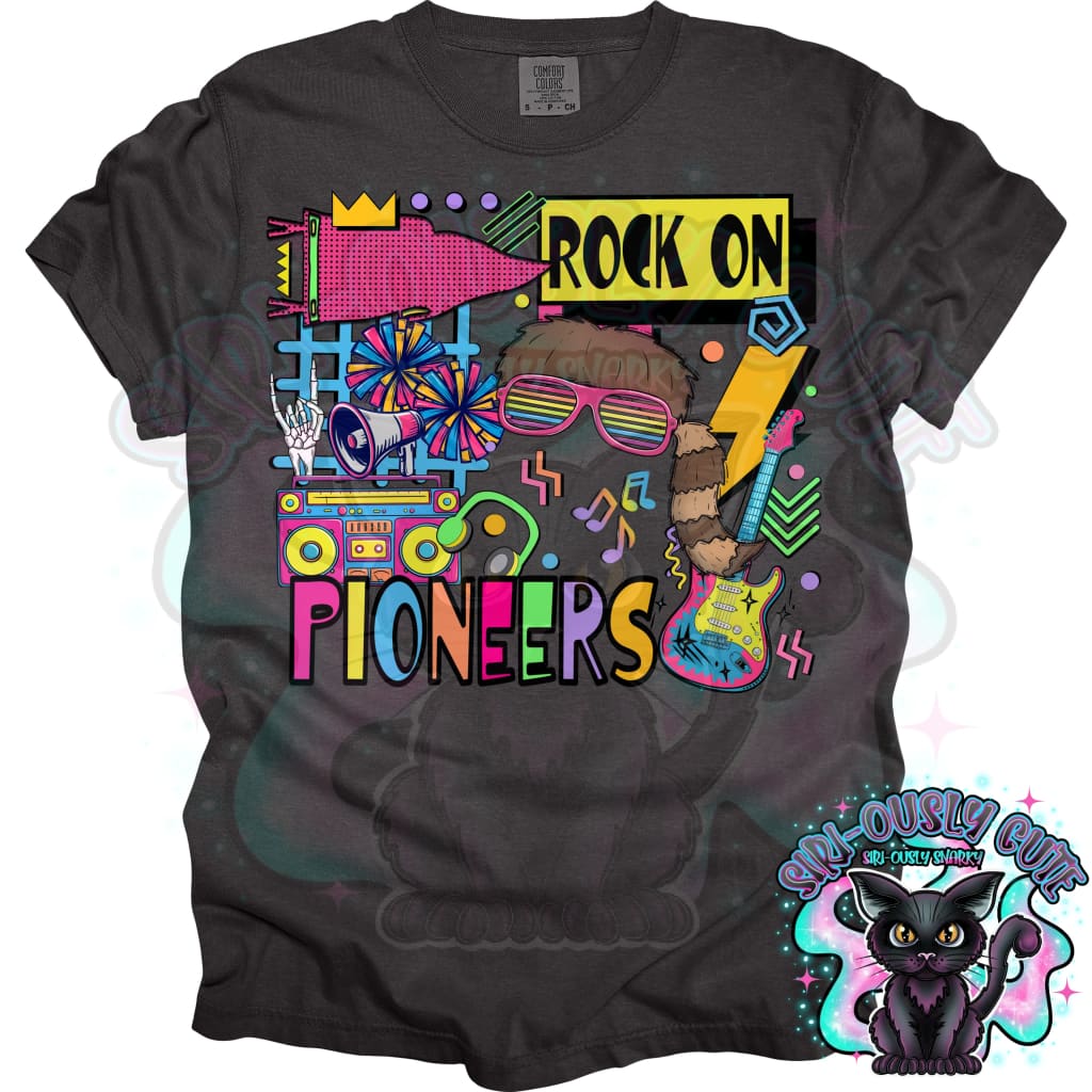 90S Rock On Pioneers Cheer Mascot