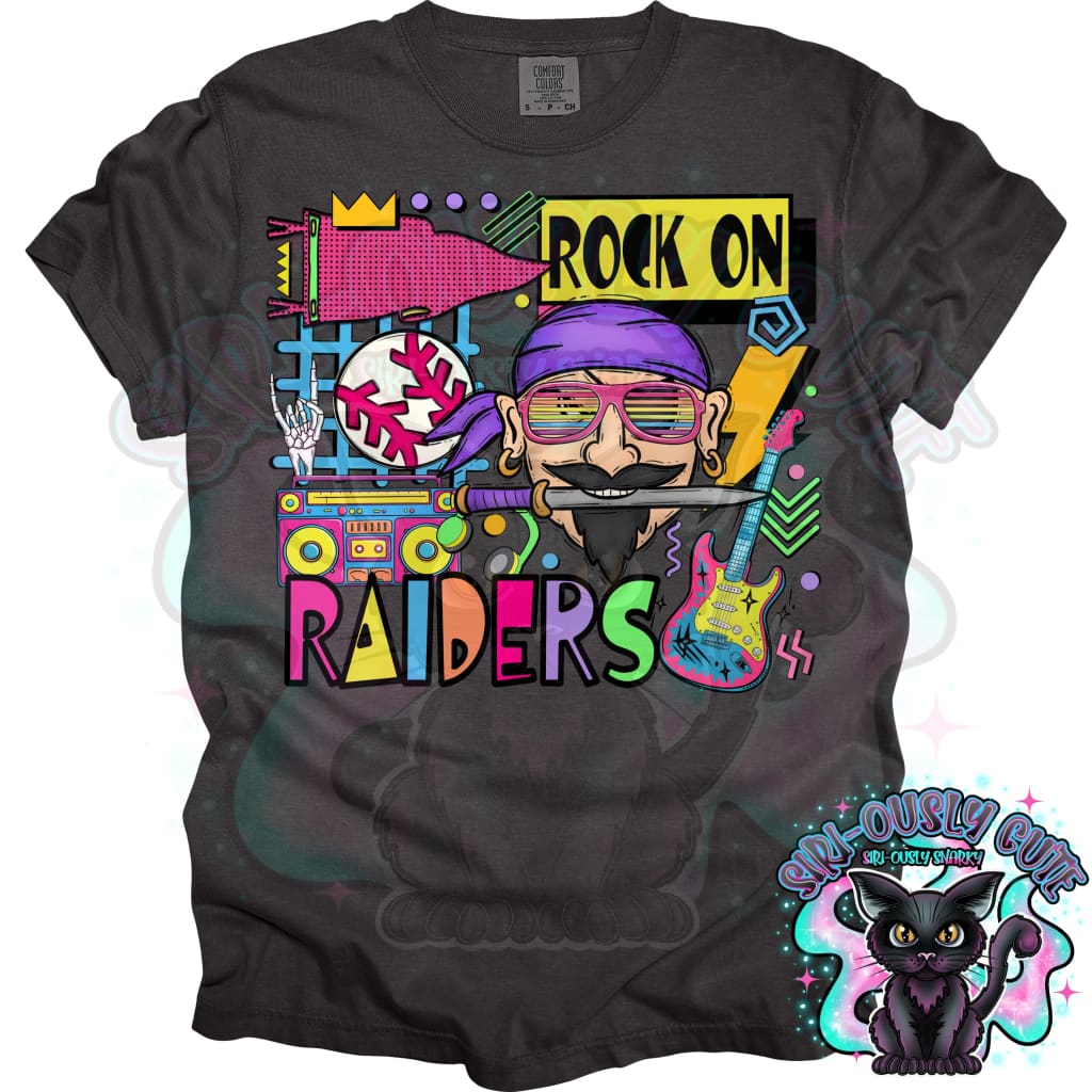 90S Rock On Raiders Baseball Mascot
