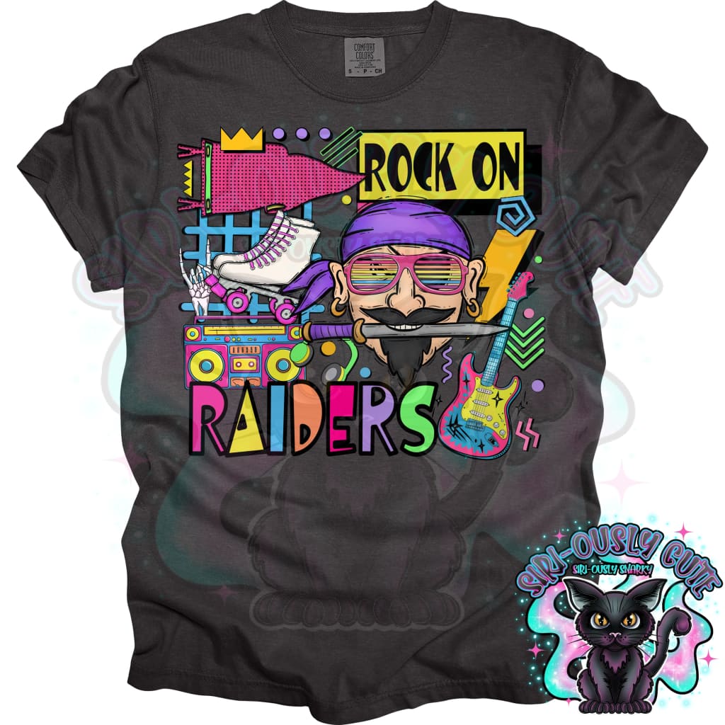 90S Rock On Raiders Rollerblading Mascot