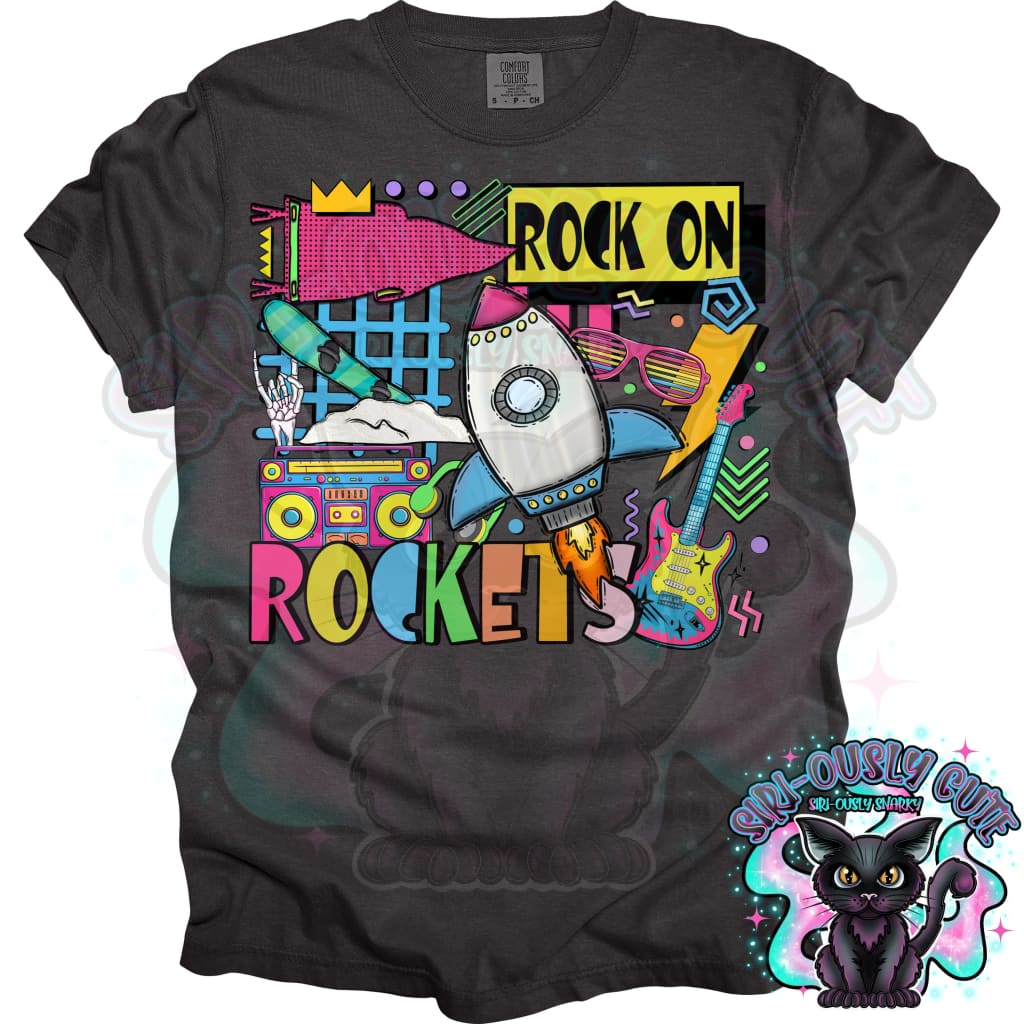 90S Rock On Rockets Snowboarding Mascot
