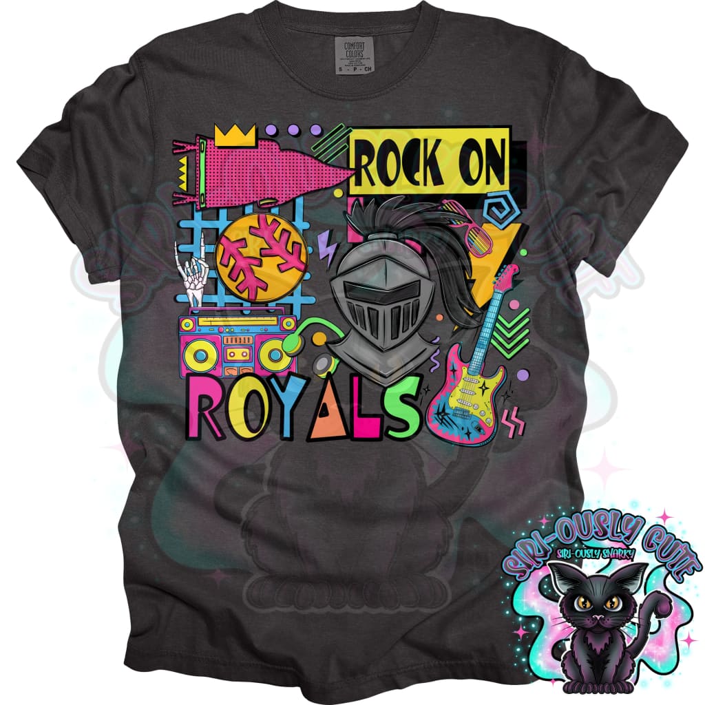 90S Rock On Royals 2 Softball Mascot