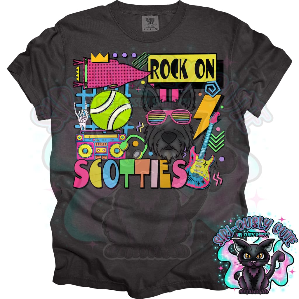 90S Rock On Scotties Tennis Mascot