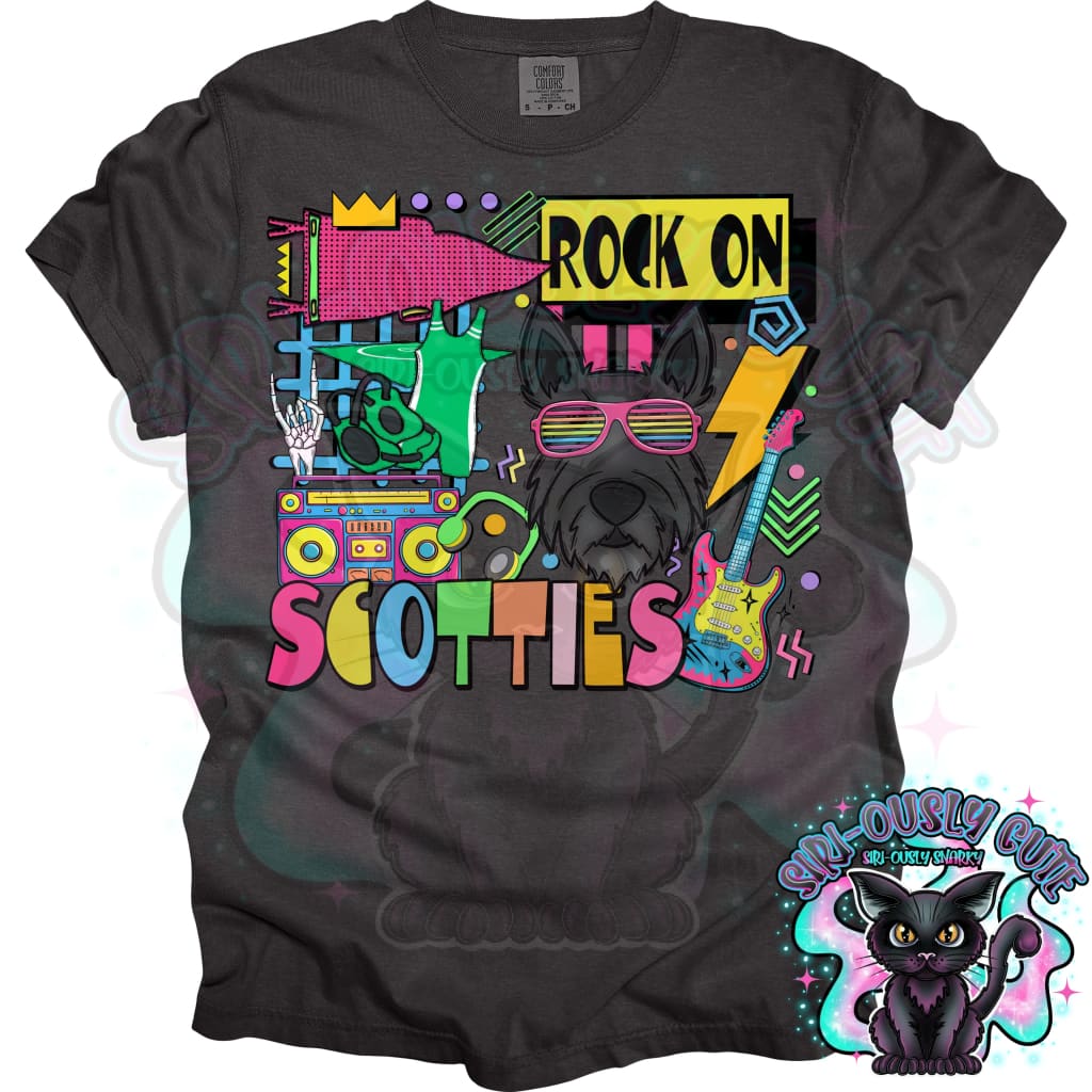 90S Rock On Scotties Wrestling Mascot