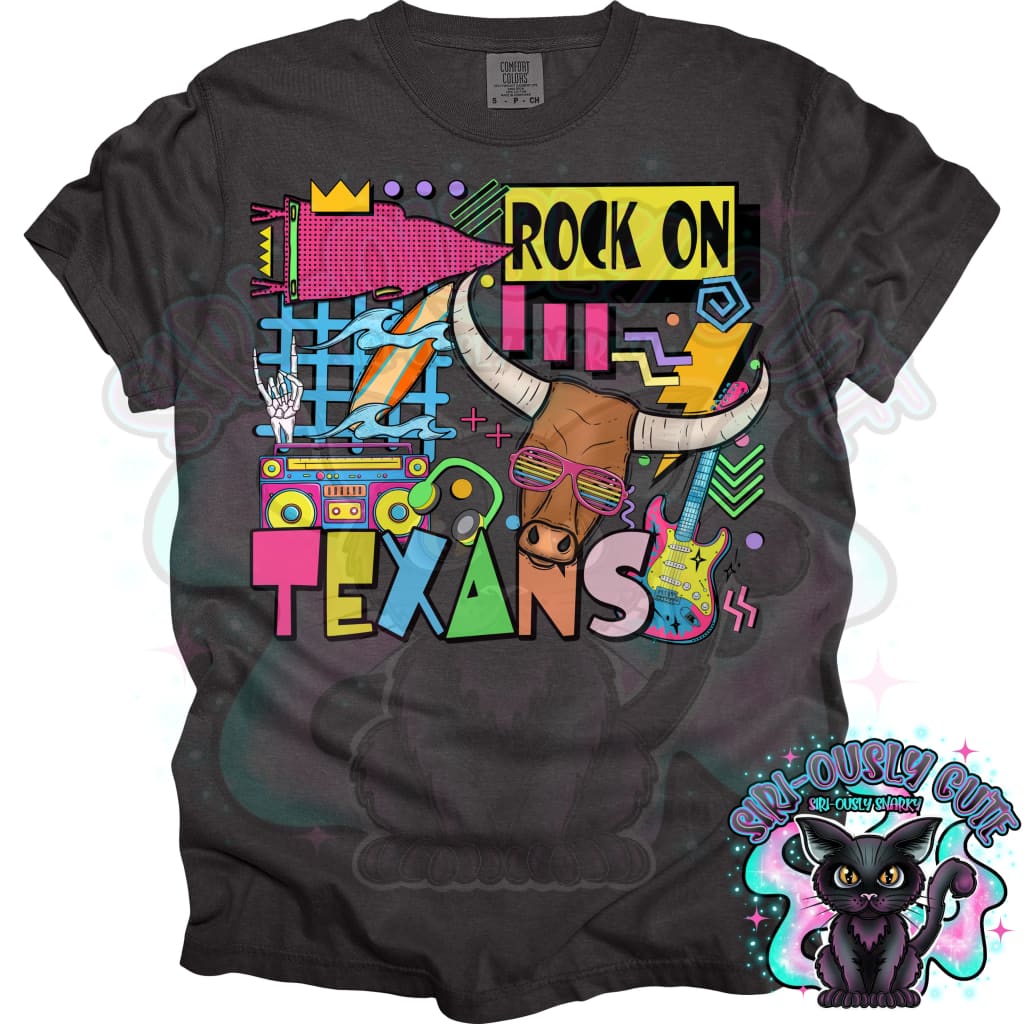 90S Rock On Texans Surfing Mascot