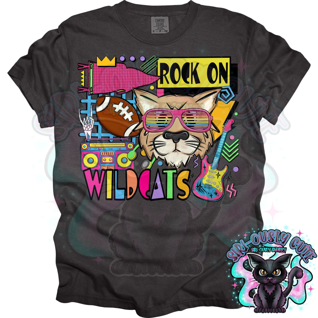90S Rock On Wildcats Football Mascot