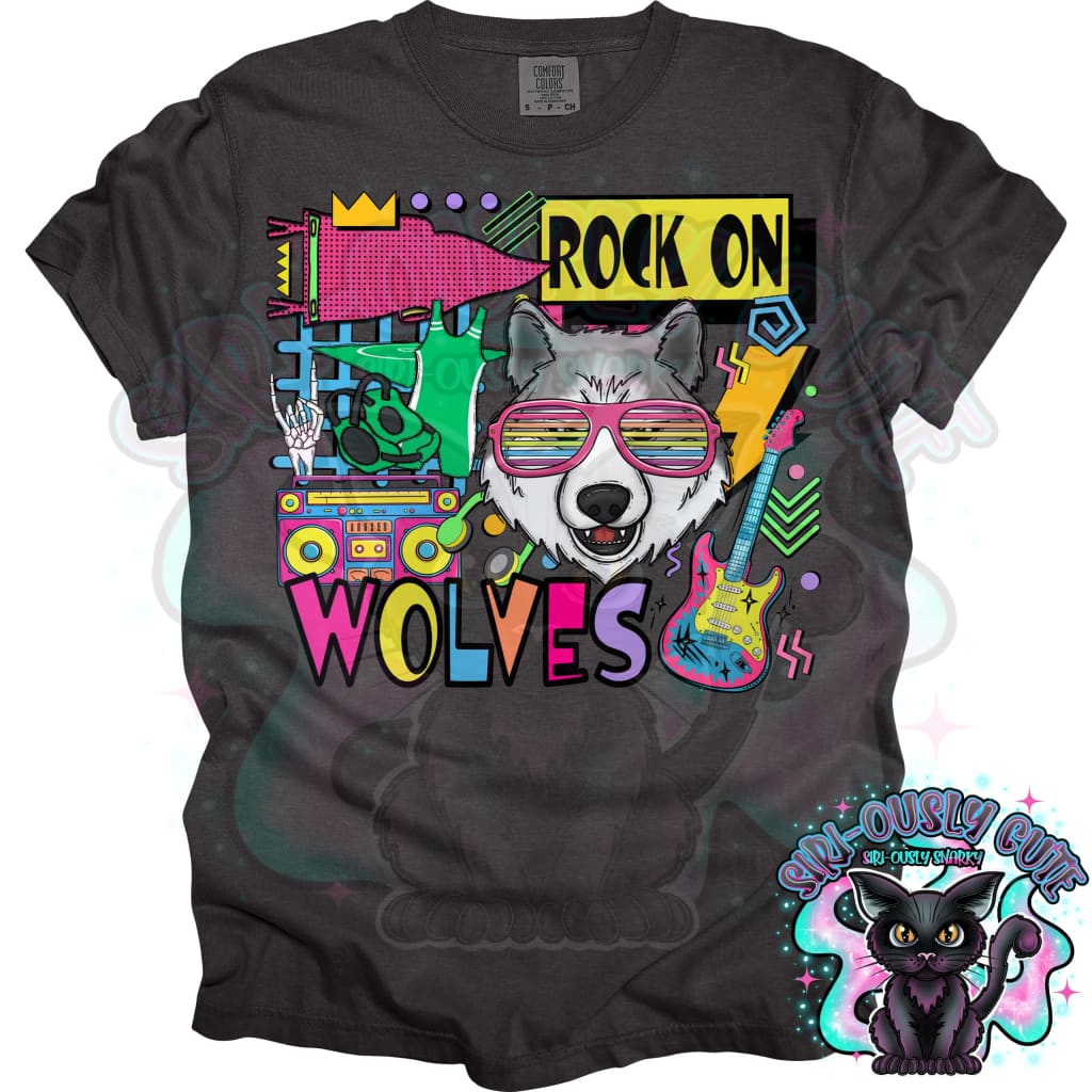 90S Rock On Wolves Wrestling Mascot
