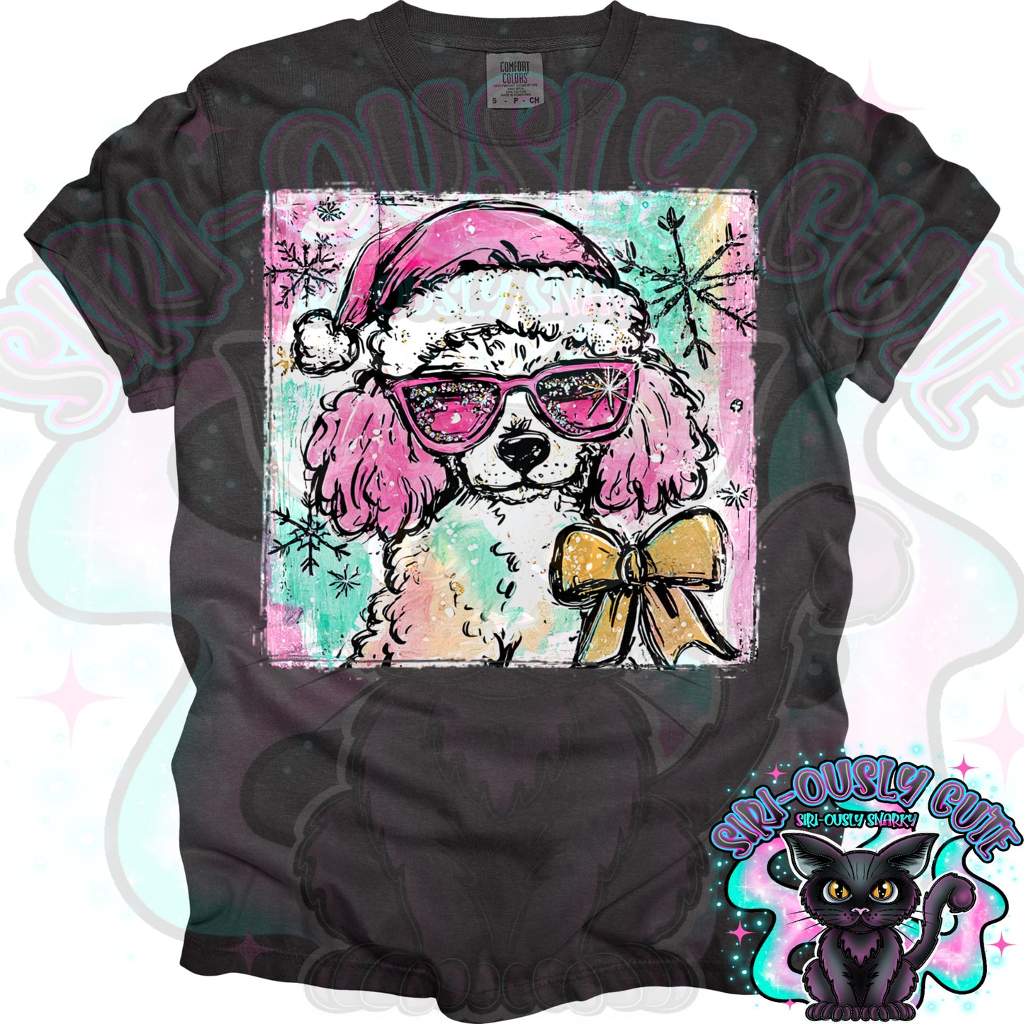 Christmas Dog 2 Glasses
