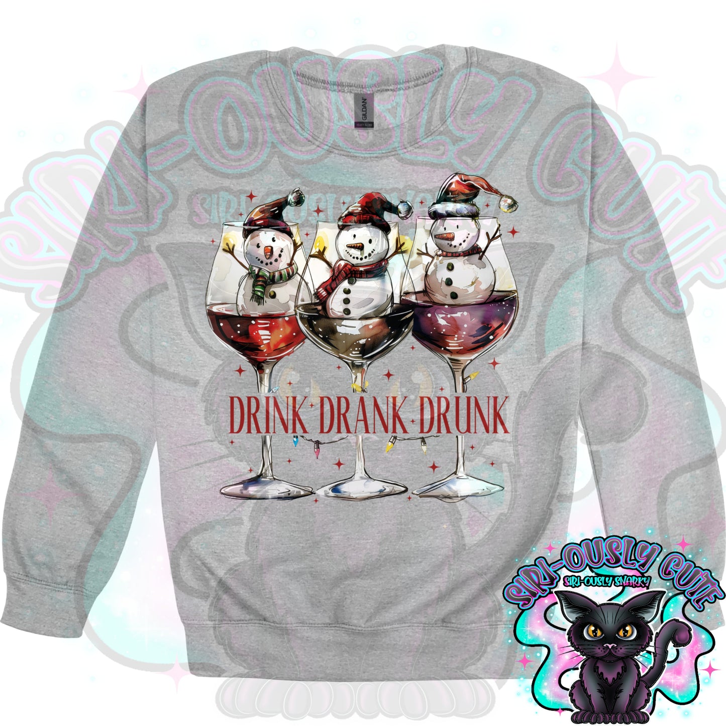 Drink Drank Drunk Wine Snowmen