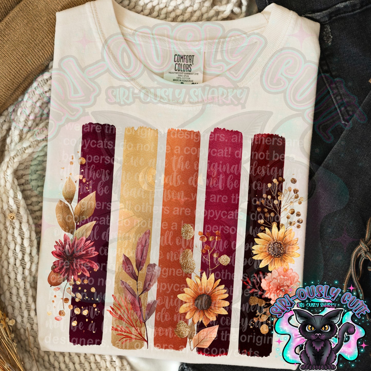 Fall Floral Brushstrokes