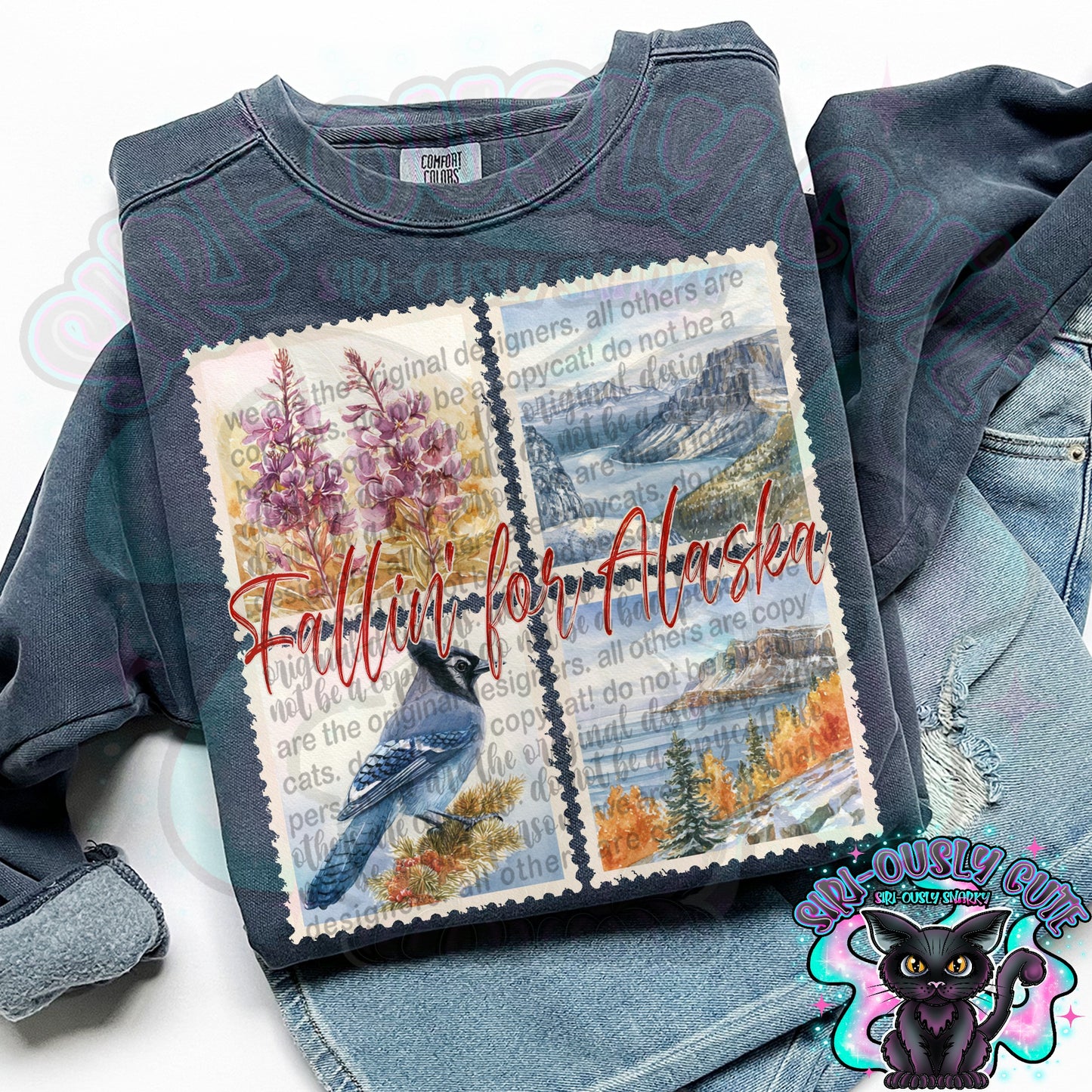 Fallin for Alaska Stamp