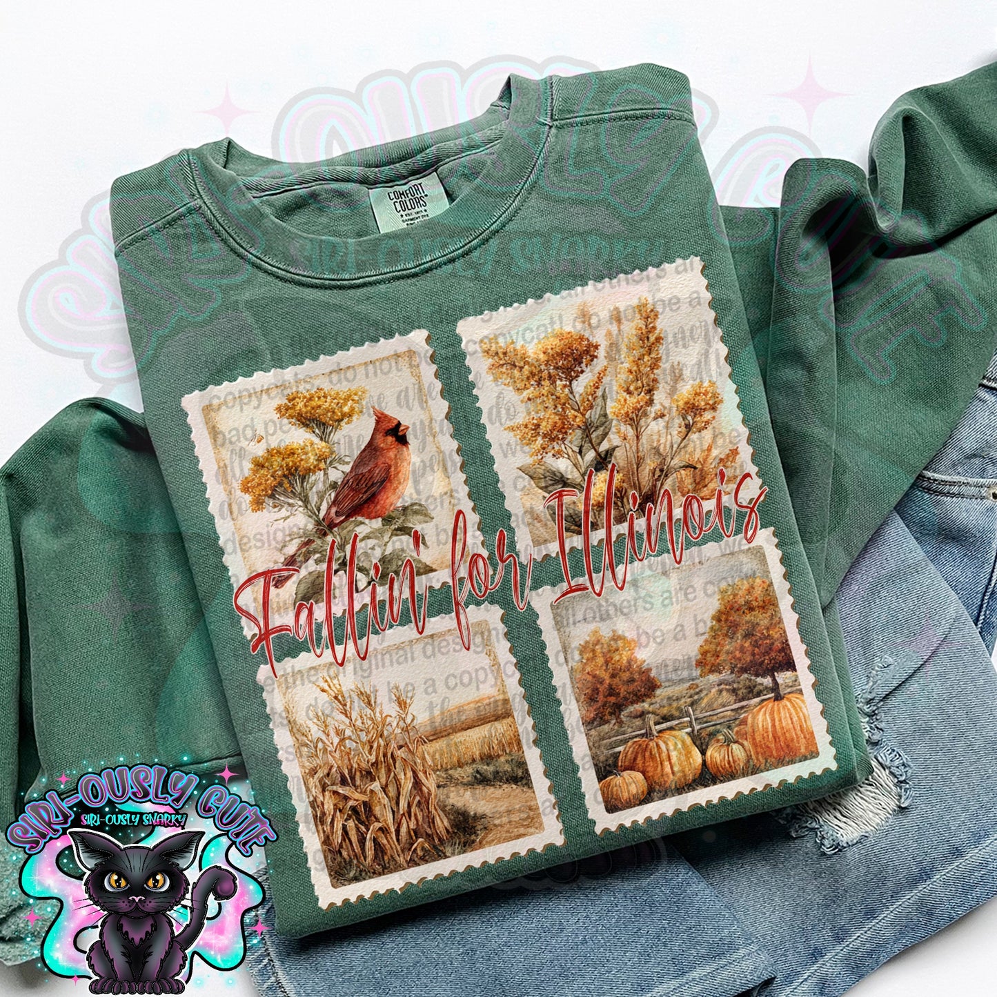 Fallin for Illinois Stamp