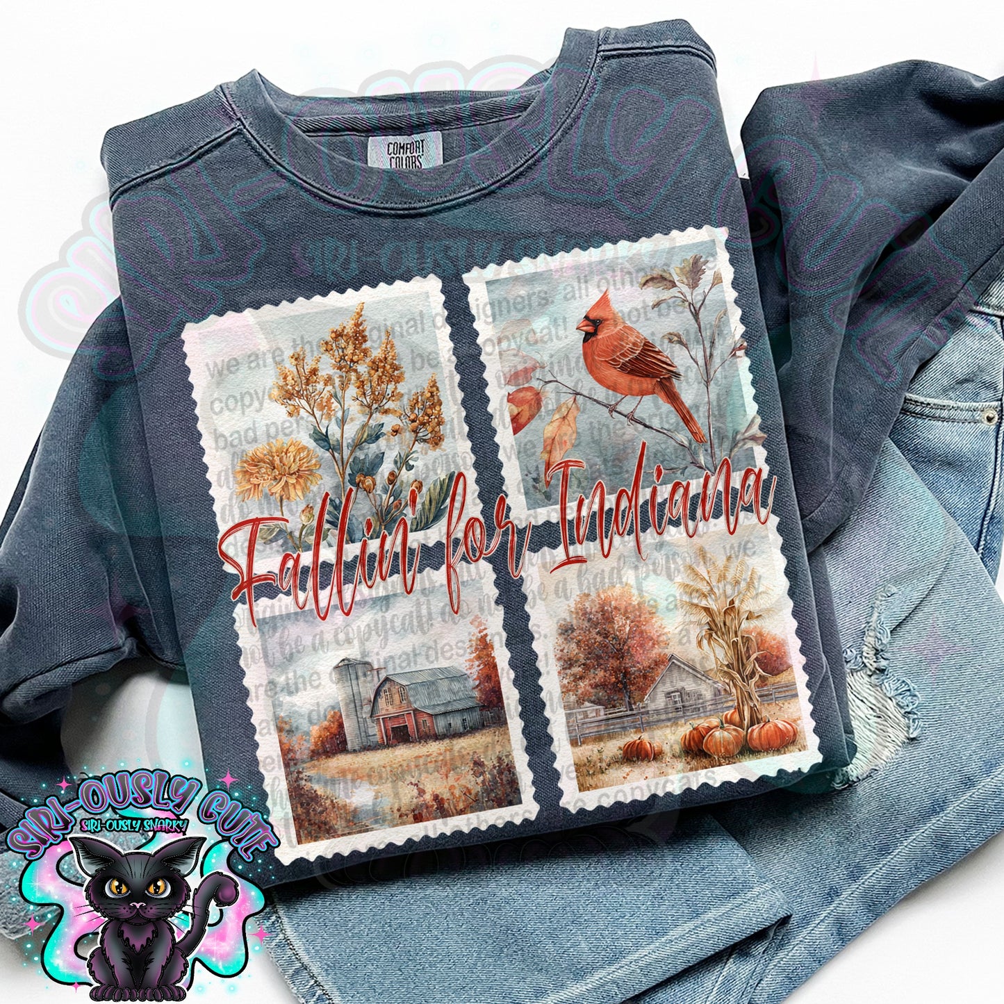 Fallin for Indiana Stamp