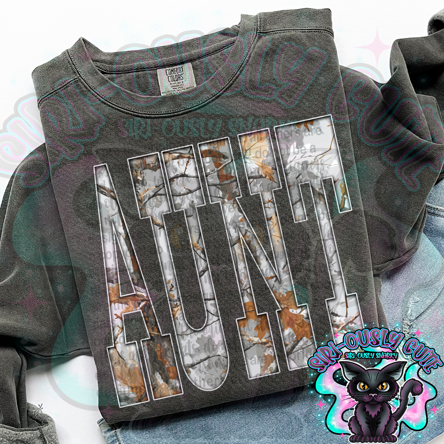 Gray Camo Aunt