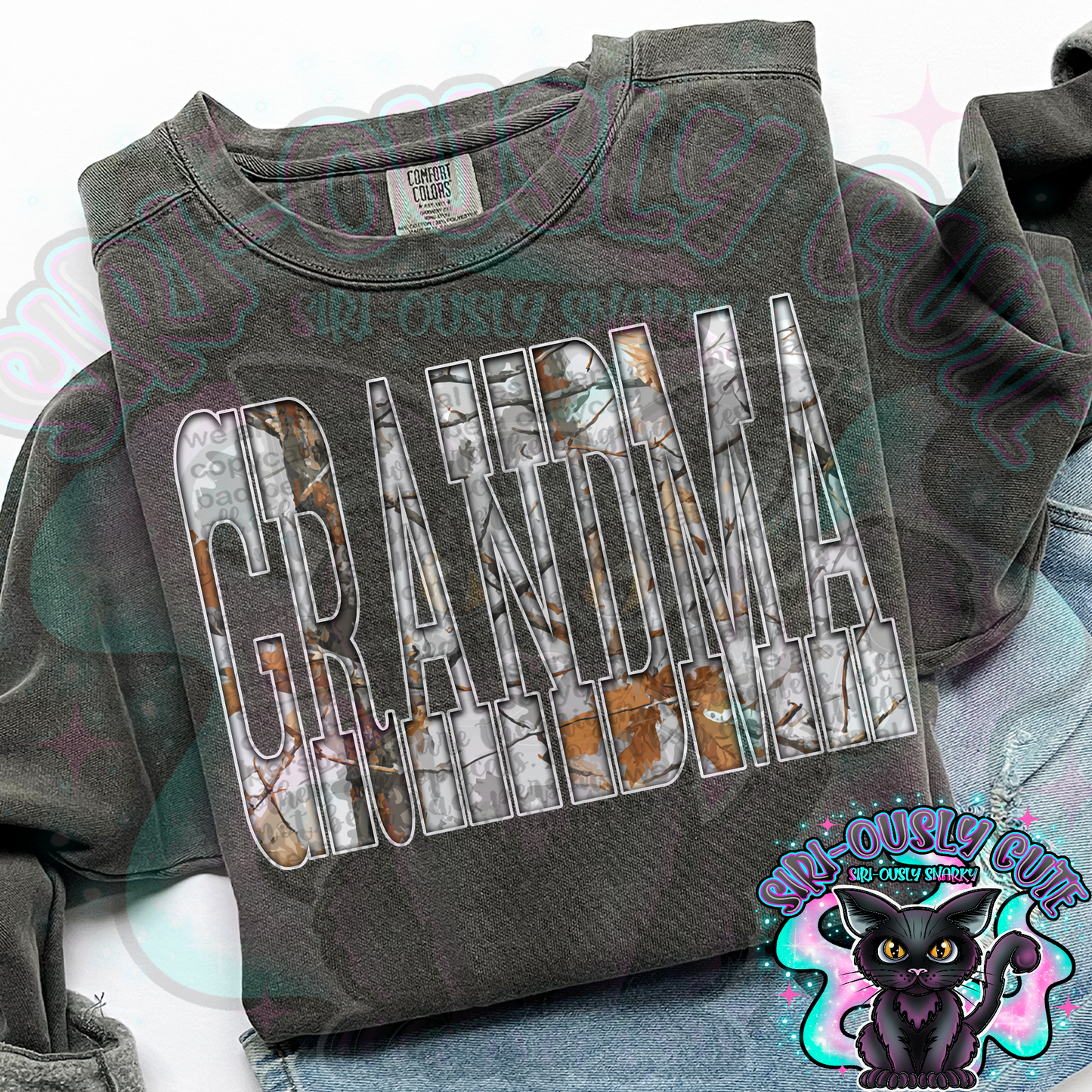 Gray Camo Grandma
